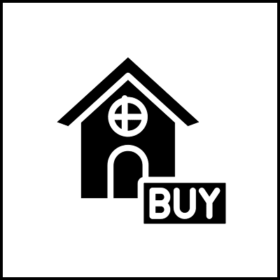 House icon with "Buy" sign.